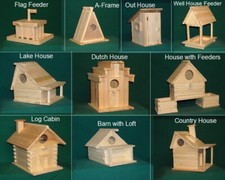 10 pack Bird House kits  Feeder Kits. Child or elderly craft or Christmas gift