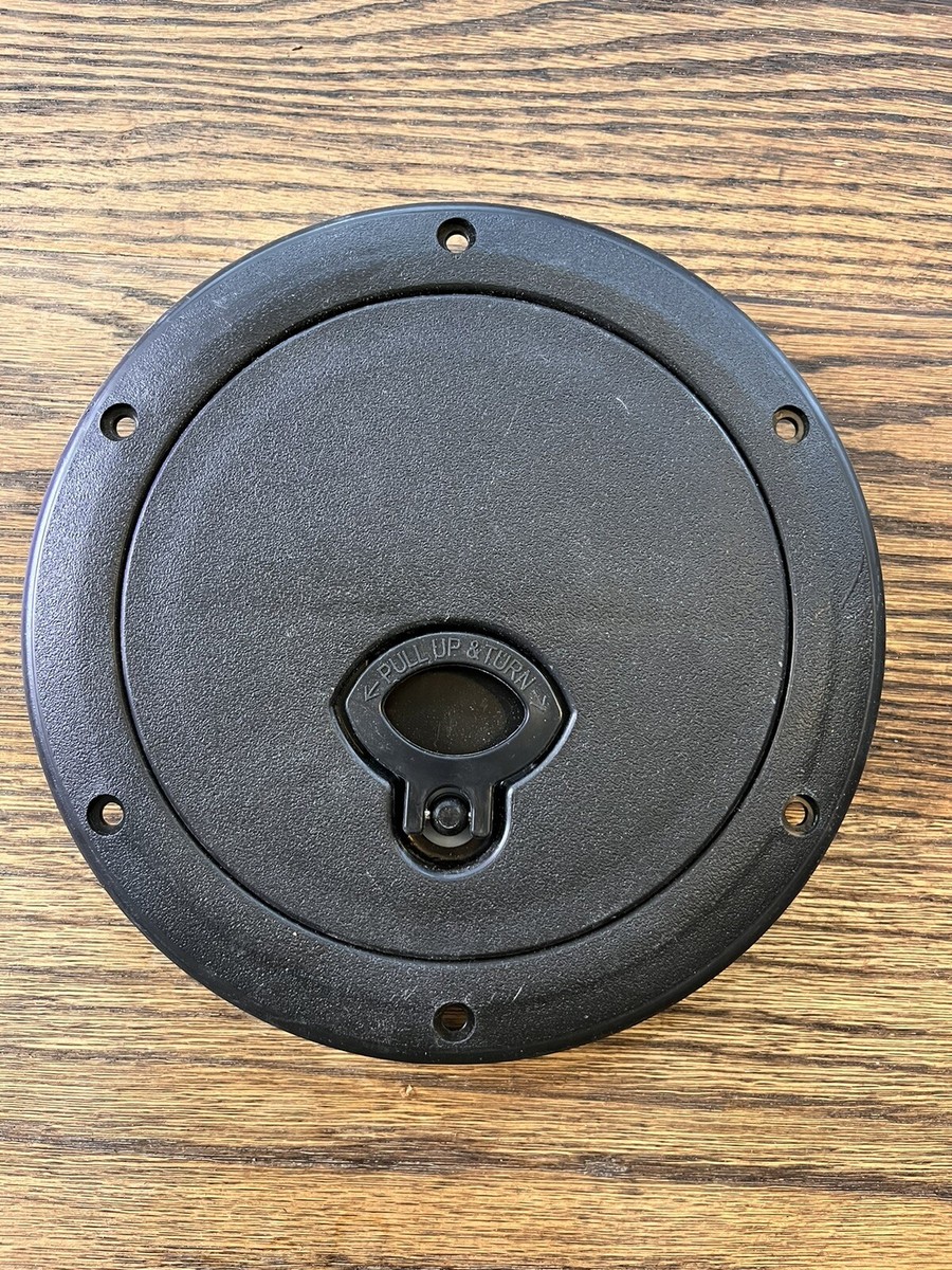 Inch Round Access Hatch (Black) Nylon Made in USA