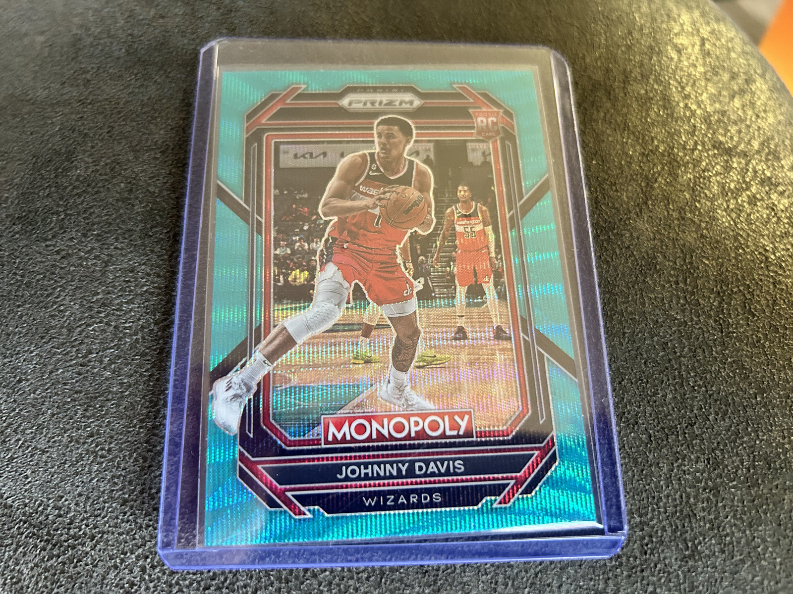 2022 Prizm Monopoly Johnny Davis teal wave #90