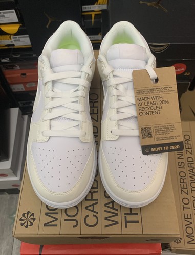 Nike Dunk Low Next Nature Sail White Shoes DD1873-101 Women's Size 10/Men's 8.5 - 第 3/11 張圖片