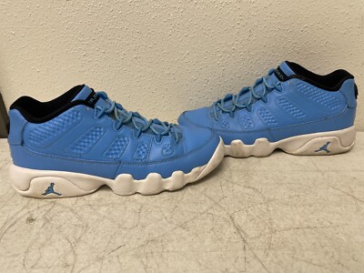 Nike Air Jordan 9 Retro Low Pantone Blue Sneaker Athletic Shoes Boys 5Y 833447-4