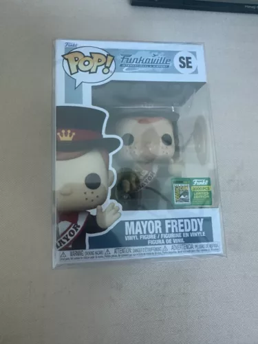 Funko Pop! Mayor Freddy SE 3000 Pieces - 2024 SDCC Con Sticker w/Pop Protector