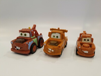 (Lot of 3) Fisher Price Disney/Pixar Cars Light Up Mater-- Fast Free Shipping