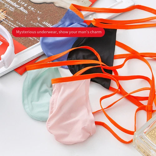 Mens G-String Bikini Briefs Thong Pouch Panties Micro Bikini T-back Underwear - Picture 4 of 25