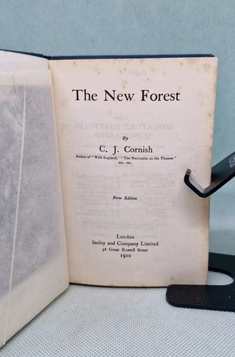 The New Forest - C.J. Cornish: 1910 Hardcover - Bild 8 von 9