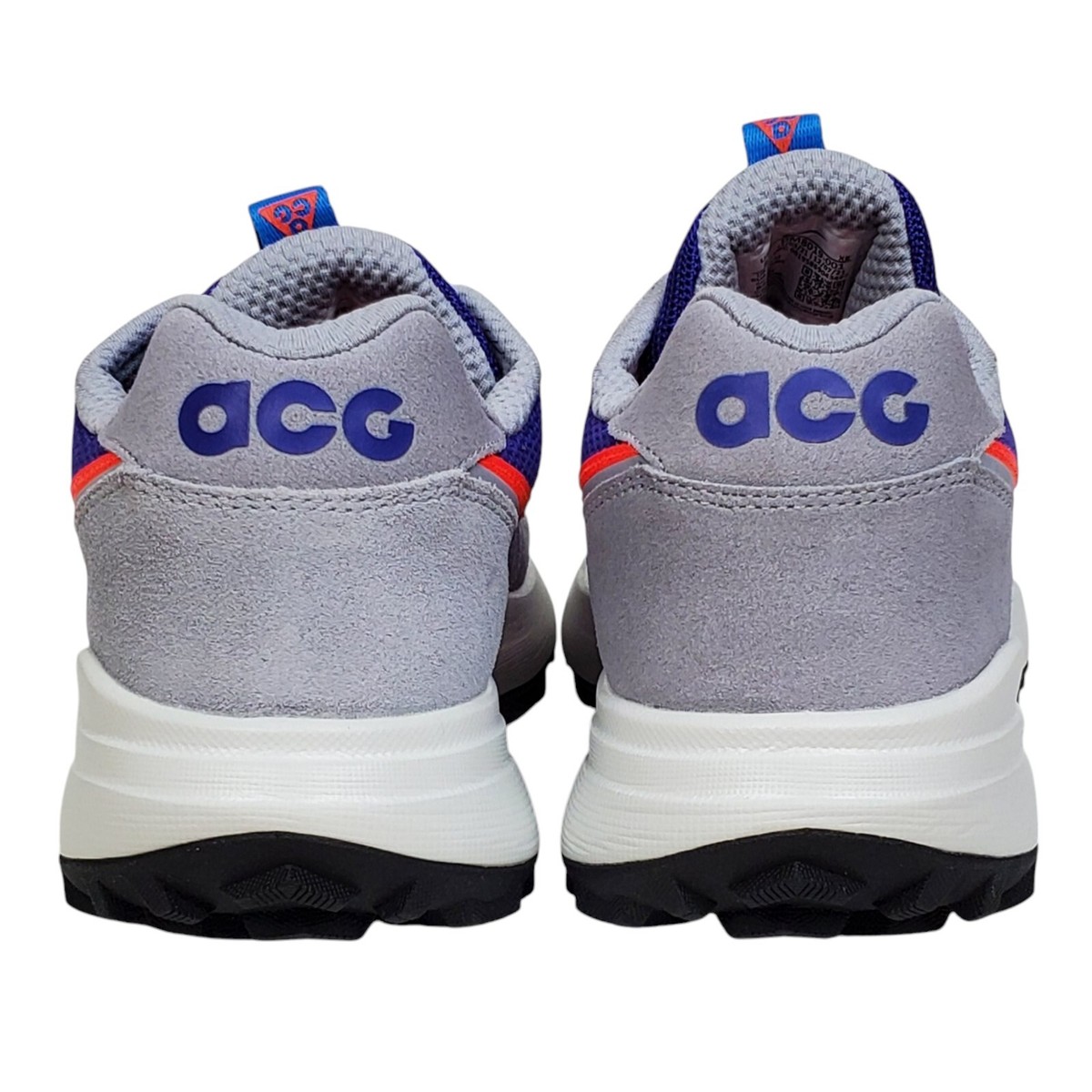 New Nike Acg lowcate sneakers men size 8 wolf grey bright crimson lace up suede Nike Acg lowcate sneakers men size 8 wolf grey bright  main image 3