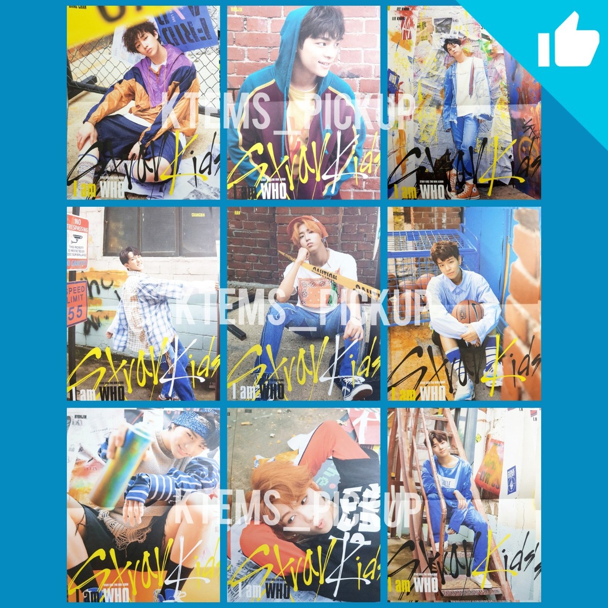 Stray Kids I am Who album Official Lyrics Poster * photocard | eBay