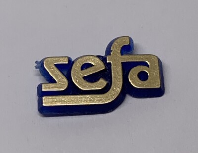 SEFA Sephardic Education For All Plastic Lapel Pin (201)