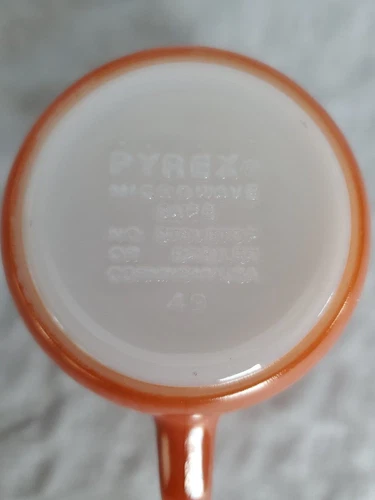 Vintage Orange Mug by Corning or Pyrex - Your Choice