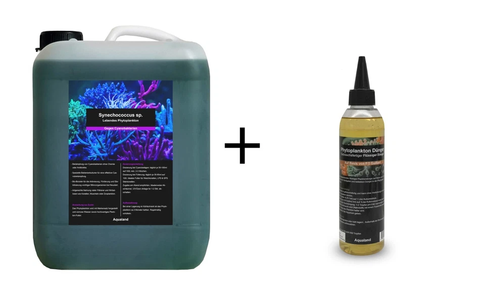 5,5 Liter Phytoplankton Synechococcus + 200ml F/2 F2 Plankton Phyto Dünger