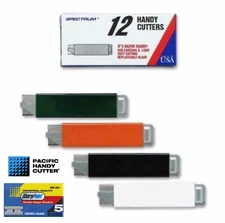 Pacific Handy Cutter HC100 Box Cutters 12 Pack Box Assorted & 5 extra blades