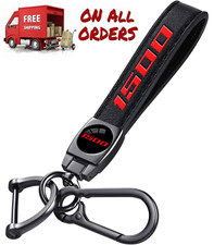 Genuine Leather Keychain Key Fob Holder For Dodge Ram 1500 Truck Accessories