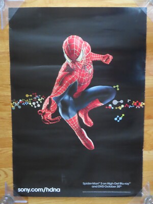 SONY Promo 2007 Marvel Comics SPIDER-MAN 3 Poster Tobey Maguire