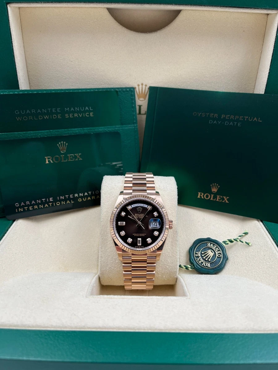 Pre owned rose gold cheap rolex