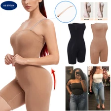 Women Slimming Strapless Tank Tops Body Shaper Tummy Control Butt Lifter Panties