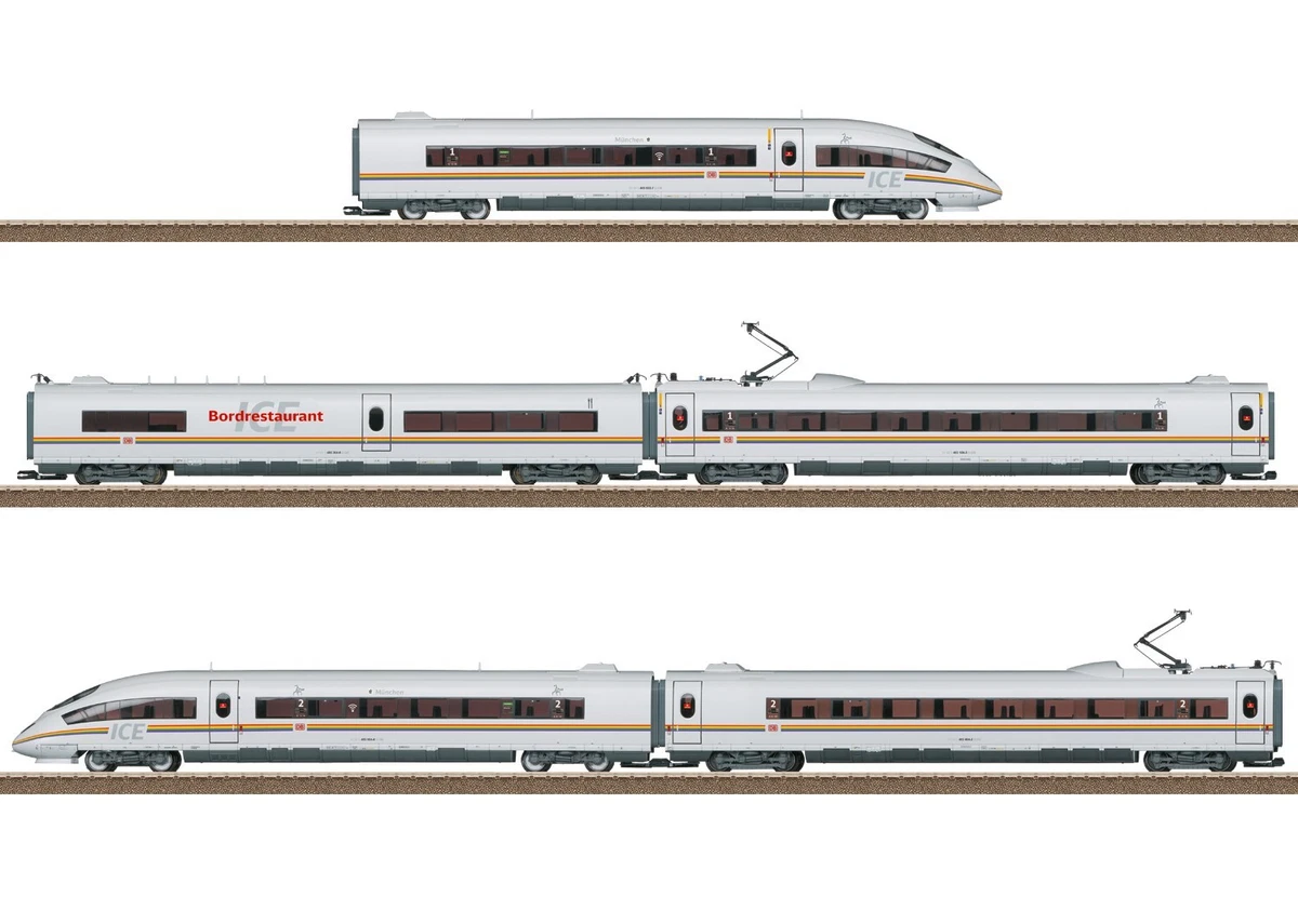 Trix 22784 of Railcar Ice 3 Br 403 DB Ag 5-teilig Digital DCC / Mfx Sound # New