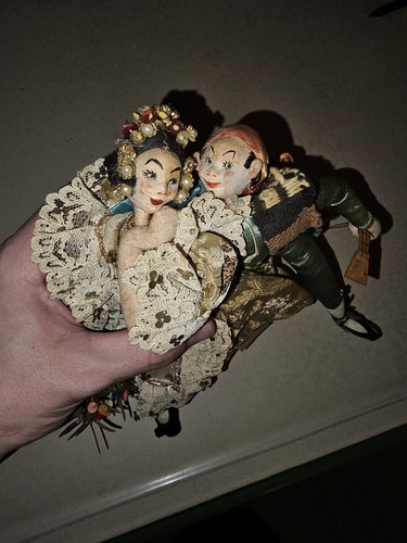 ROLDAN Flamenco-Tänzer - Vintage mit Originaletikett 9 Zoll - 1950er? - Bild 3 von 16