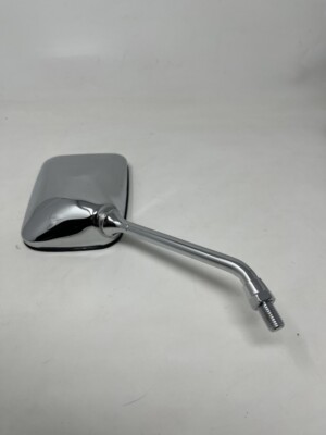 UNIVERSAL MOTORRAD SPIEGEL 10MM GEWINDE RECHTECKFORM LINKSHAND