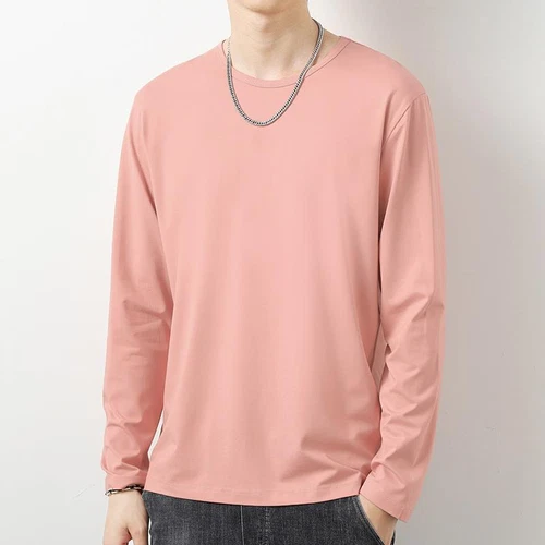 Herren Pullover T-Shirts Locker Rundhals Langarm Oberteile Streetwear Freizeit T-Shirt - Bild 32 von 40