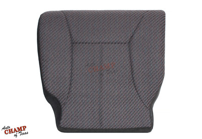 For 1999 2000 Dodge Ram 3500 Work Truck -Driver Bottom Cloth Seat Cover Dk Gray