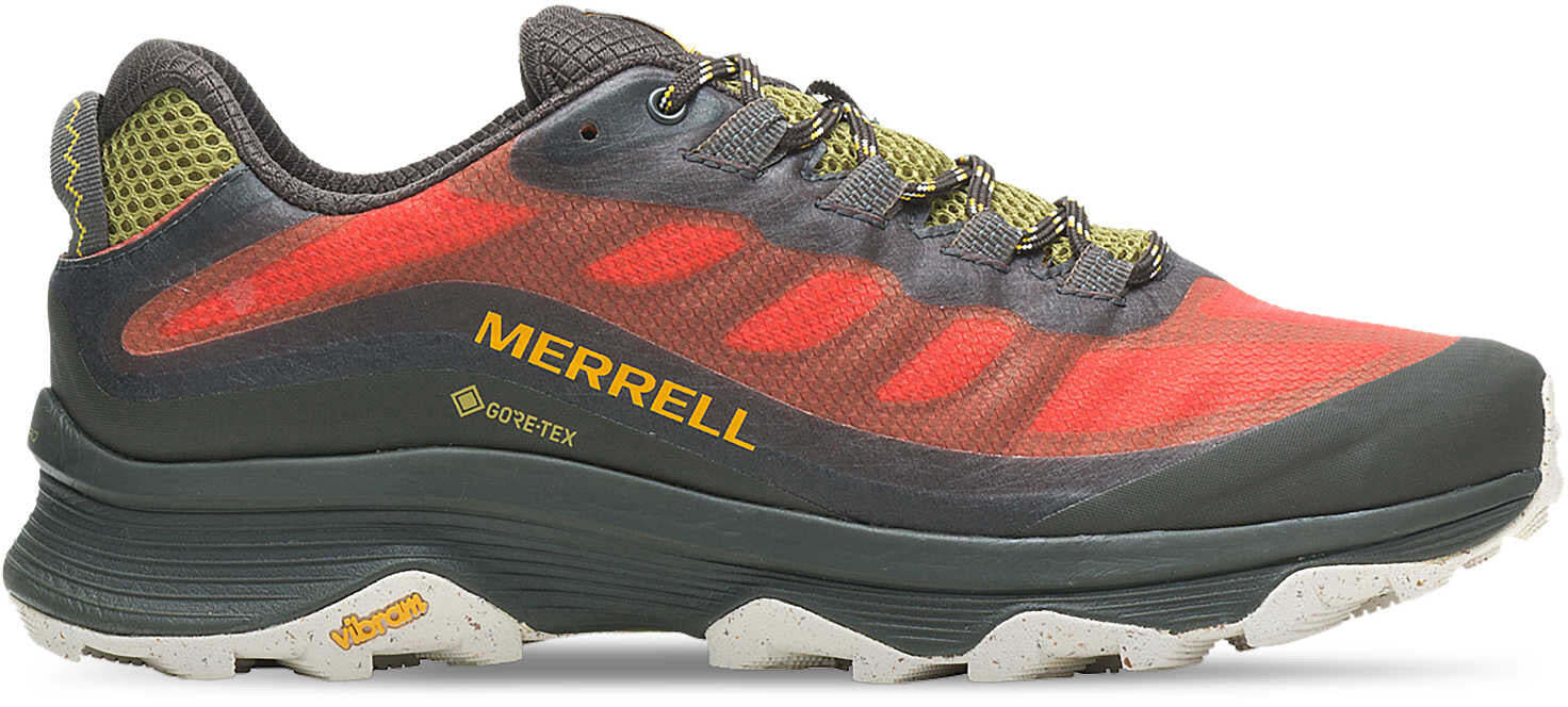 Zapatos para caminar Merrell para hombre Moab Speed GORE-TEX bota de senderismo al aire libre - naranja