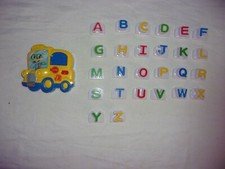 Leapfrog Fridge Phonics Magnetic Letter Set, COMPLETE Yellow School Bus 