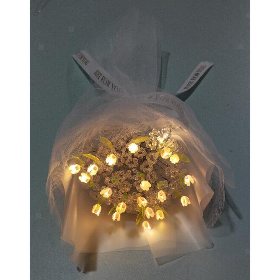 DIY Simulation Tulips Flower Bouquet Artificial Flowers Modern Art