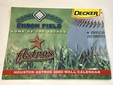 2000 Enron Field Houston Astros Wall Calendar