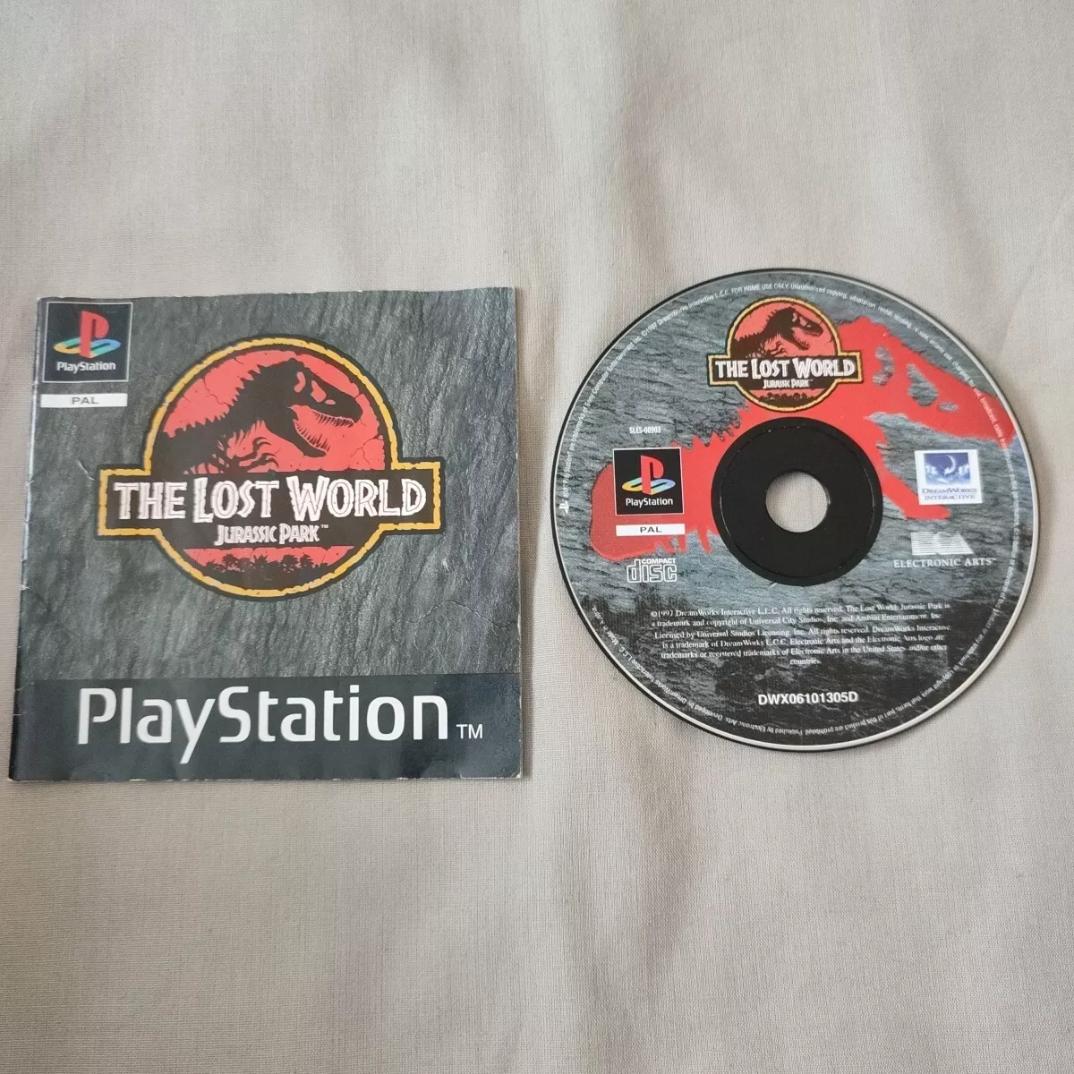 JURASSIC PARK PARA PS1 ( LEIA A DESCRIÇÃO )