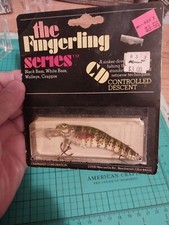 Vintage The Fingerling Series Controlled Descent Crankbait Nip Perch 16