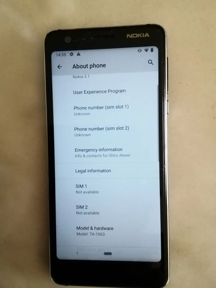movil libre  nokia 3.1 segunda mano buen estado - Imagen 3 de 3