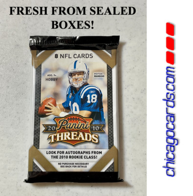 2010 Panini Threads Football HOBBY Pack (Gronkowski Rookie Manning Brady AUTO)?