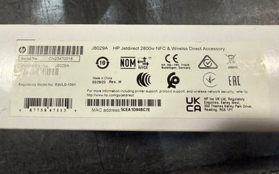 HP J8029A HP JETdirect 2800W Wireless Direct Accessory