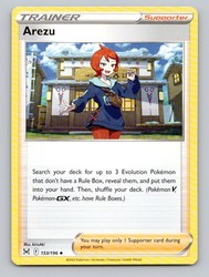 Arezu 153/196 Lost Origin Uncommon Trainer Supporter