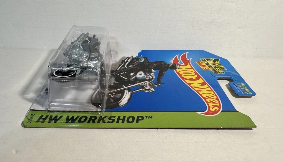 Hot Wheels Harley Davidson Fat Boy Motorcycle 2014 Super Treasure Hunt Protector - Image 4 of 4