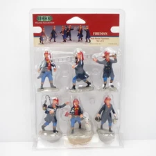 Lemax Carole Towne Christmas Village Collection Fireman Figures