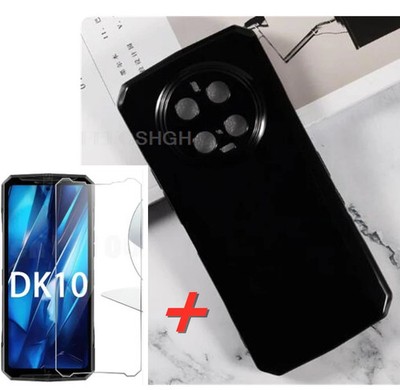 Soft Case Cover + Tempered Glass Screen Protector For DOOGEE DK10 DK 10 dk10