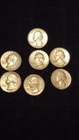 Seven RARE 1964 Quarters No Mint Mark