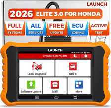 2026 LAUNCH Creader Elite V3.0 for Honda Acur...