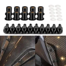10pcs 5mm/0.20" Motorcycle Windscreen Spike Windshield Bolt Screw Aluminum Kit