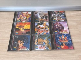 SNK Neo Geo CD Video Games Lot of 9 Samurai Shodown Fatal Fury Gangan Japan JP