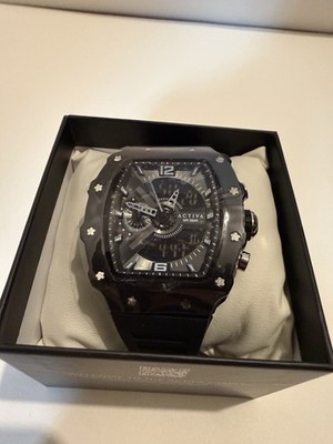 Activa X Invicta Digital Watch 43mm Black ACW2398-005 New in Box