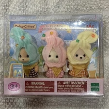Sylvanian Families Calico Critters Baby Ice Cream Cuties Costume Set. NEW IN BOX