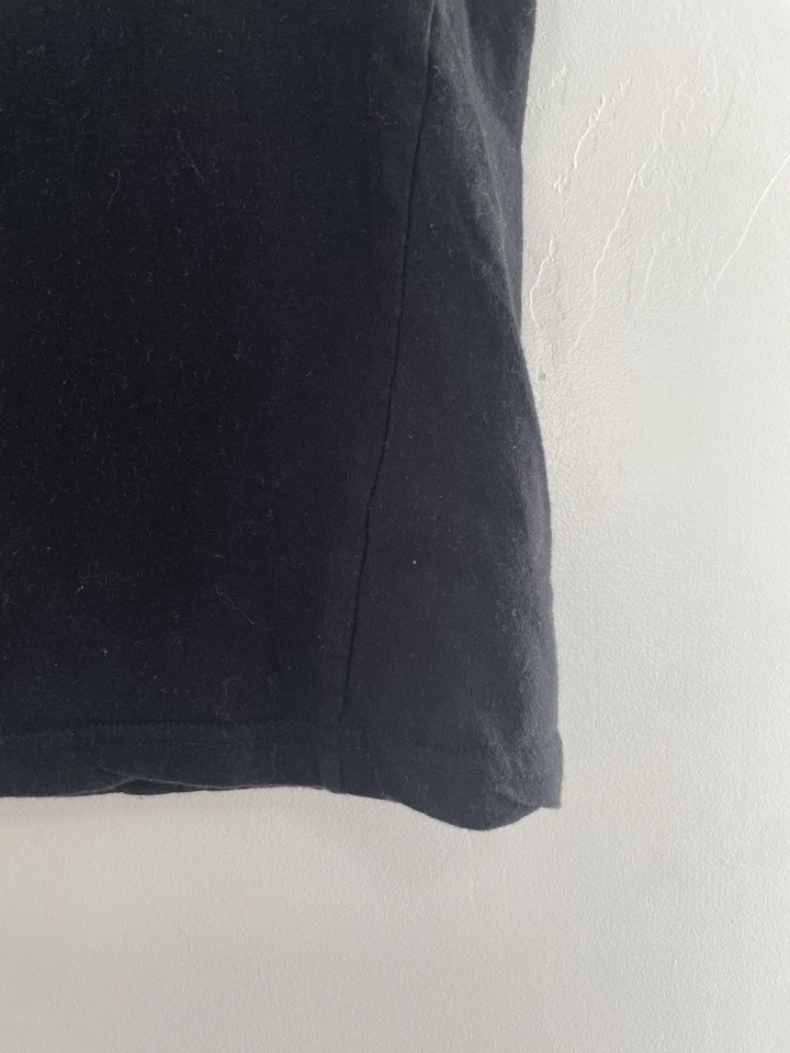 Camisa Gymboree Niño Niño Niña Negra Sólida 100% Algodón Cuello Redondo Manga Corta S 5-6 Foto 3 de 4