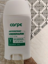 1  Carpe  Cucumber Spa  ANTIPERSPIRANT DEODORANT   UNDERARM LOTION 1.69 OZ