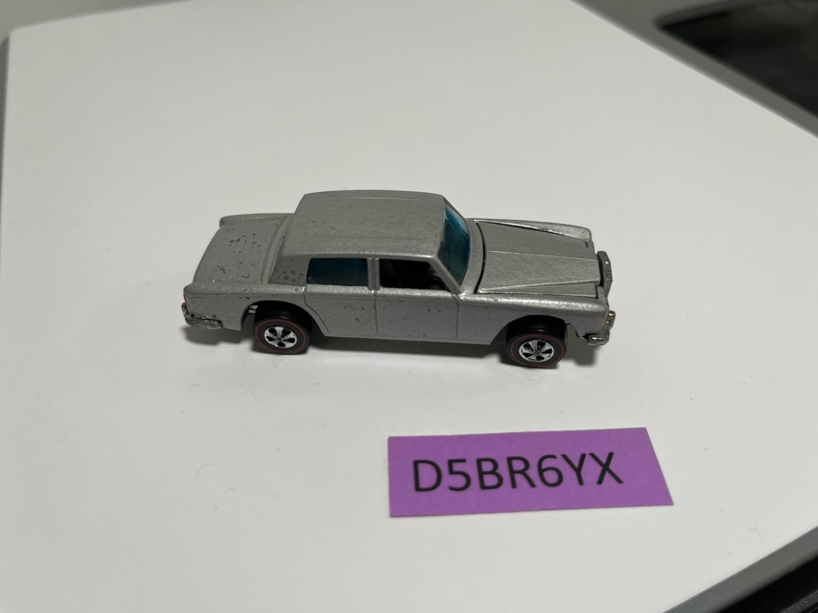 Rolls-Royce Silver Shadow Grey Enamel 1969 Redline Hot Wheels Mattel RL