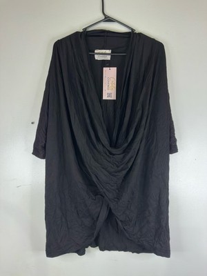 NWT Black Womens XL Cutely Covered Short Sleeve Shirt