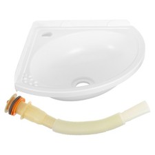  Mini Hand Wash Basin: Narrow Wall-Mounted Plastic Wash Basin - Space-Saving
