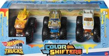 Hot Wheels Monster Trucks Color Shifters Set Of 3 Mega Wrex 164 Scale