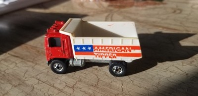 1:64 Vintage 1977 Hot Wheels American Tipper Dump Truck Diecast Hong Kong KongA3